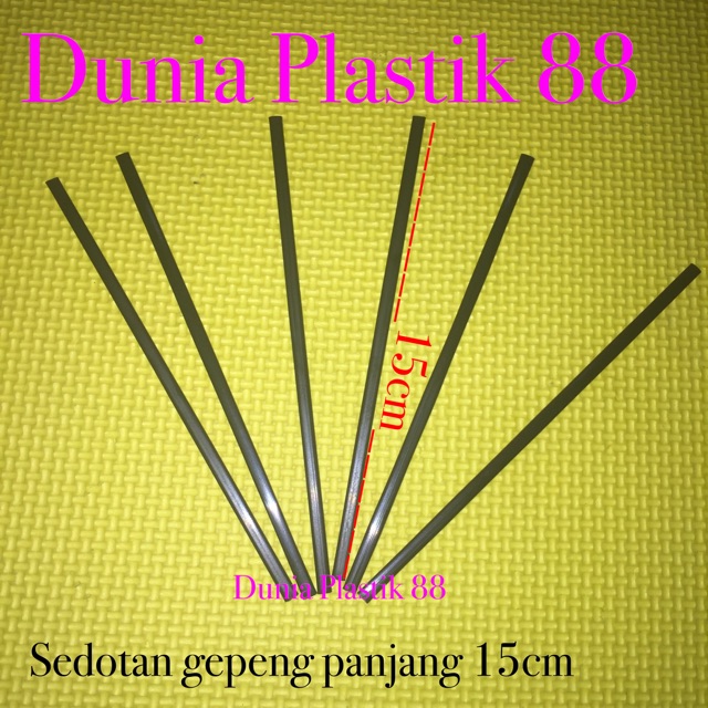 Isi 50btg SEDOTAN gelas kertas paper cup kopi coffe cofe GEPENG panjang 15CM pipih stirrer stirer