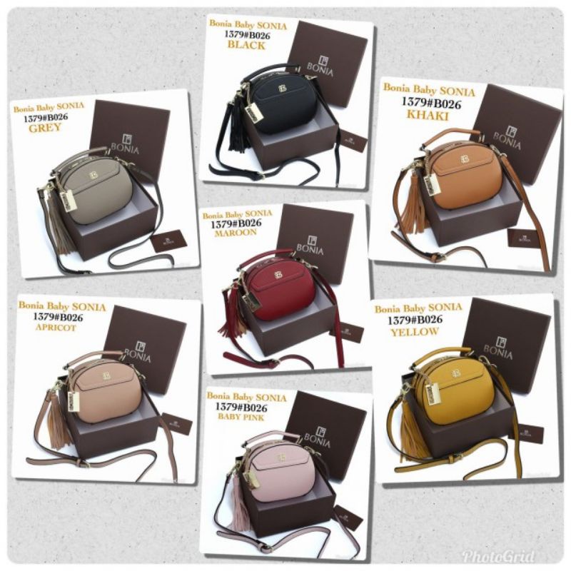 BONIA Baby Sonia 1379#B013 1379#B026  Sonia Mini Sonia Kecil 1379 Sonia Uk 19 ADA NO SERI Sonia Polo