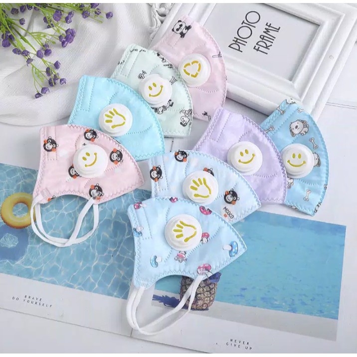 REUSABLE CHILDREN'S KN95 MASK CARTOON / N95 KIDS MASK / 5PLY BREATHABLE FACE MASK / ANTI DUST