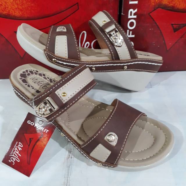Sandal wedges wanita Ardiles original elfrida