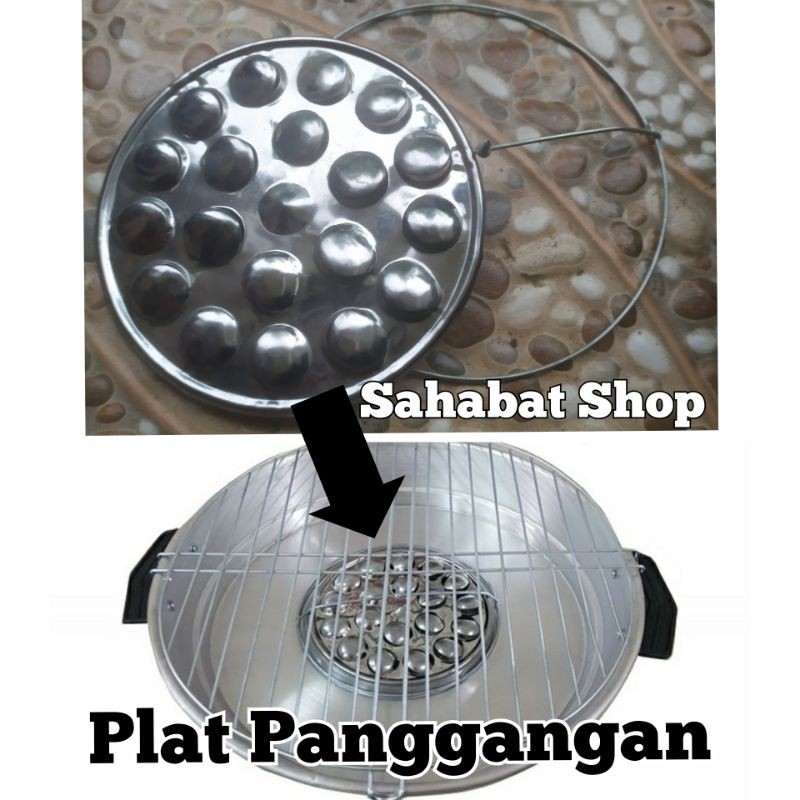 PLAT REFILL PANGGANGAN HAPPY GRILL BESI UNTUK BAKAR PEMANGGANG PANCI GRILL