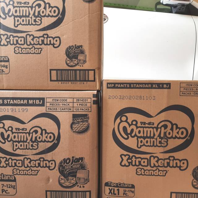 MAMYPOKO Pants extra kering uk xl isi 20renceng