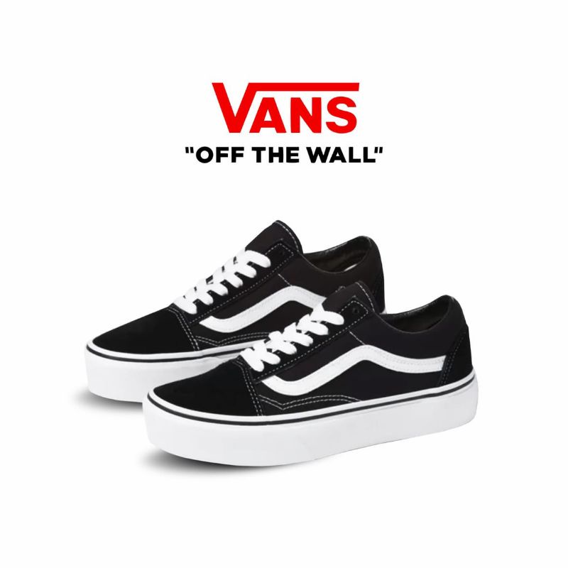 Sepatu Vans Oldskool Classic Black / White Original Classic / Vans Original / Sepatu Vans Pria / Wan