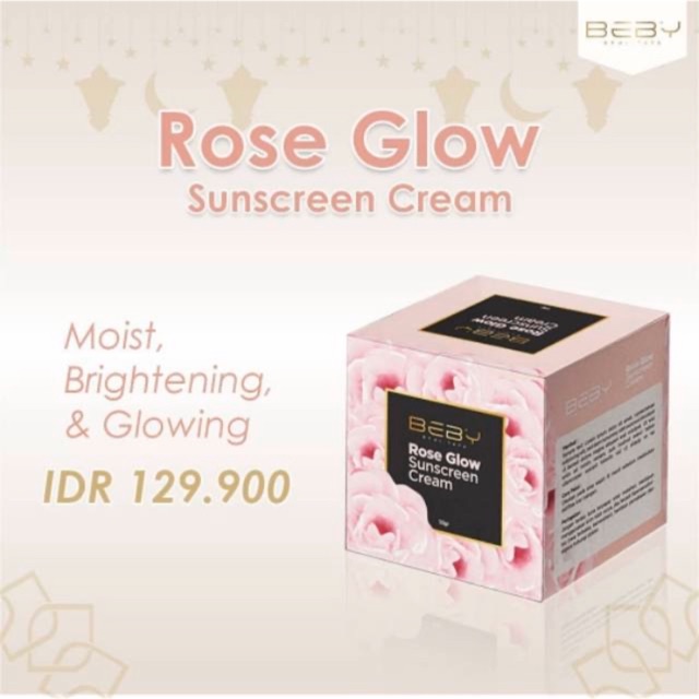 ROSE GLOW SUNSCREEN beby cream by dr tata