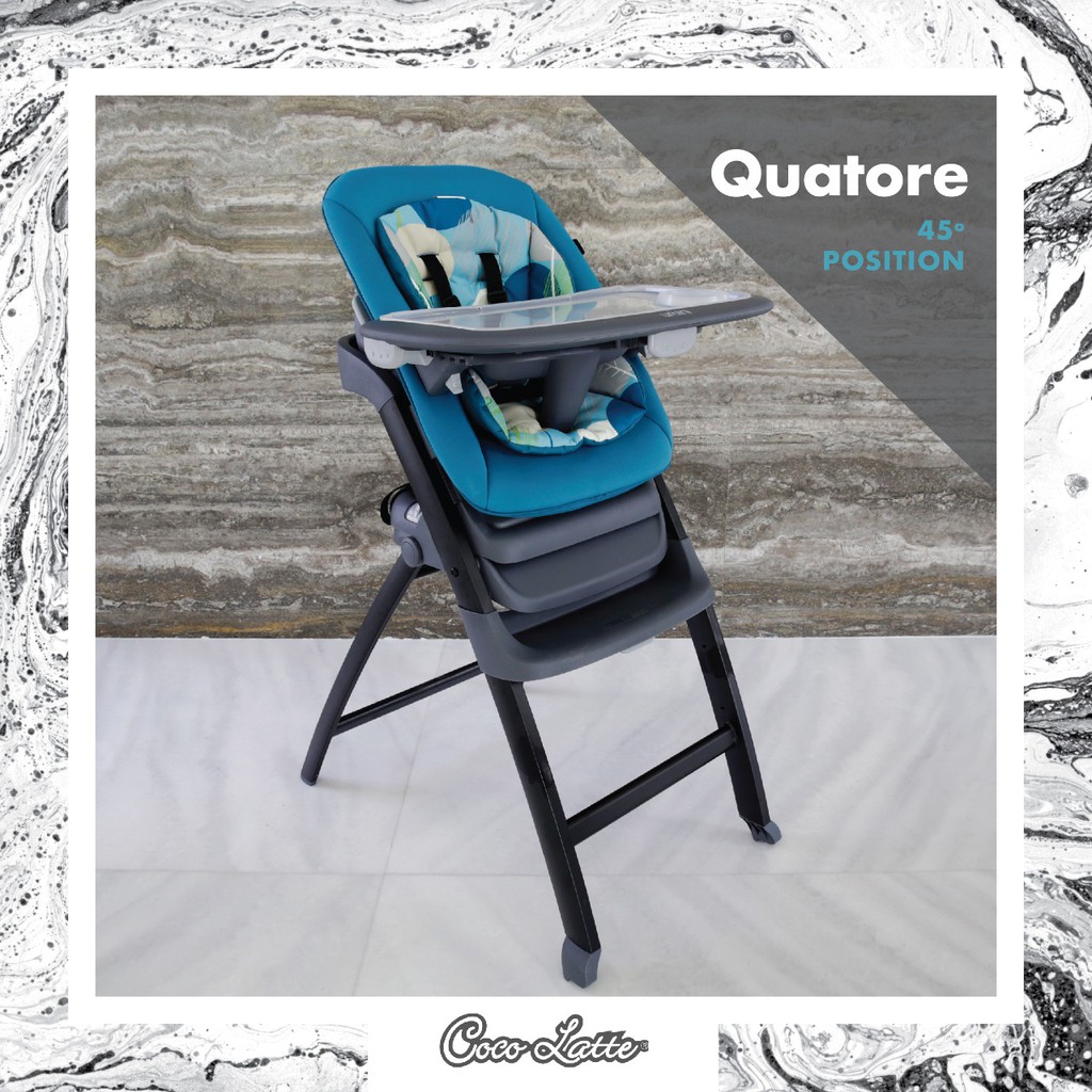 Cocolatte Highchair CL 2108 Quatore Kursi Makan Bayi