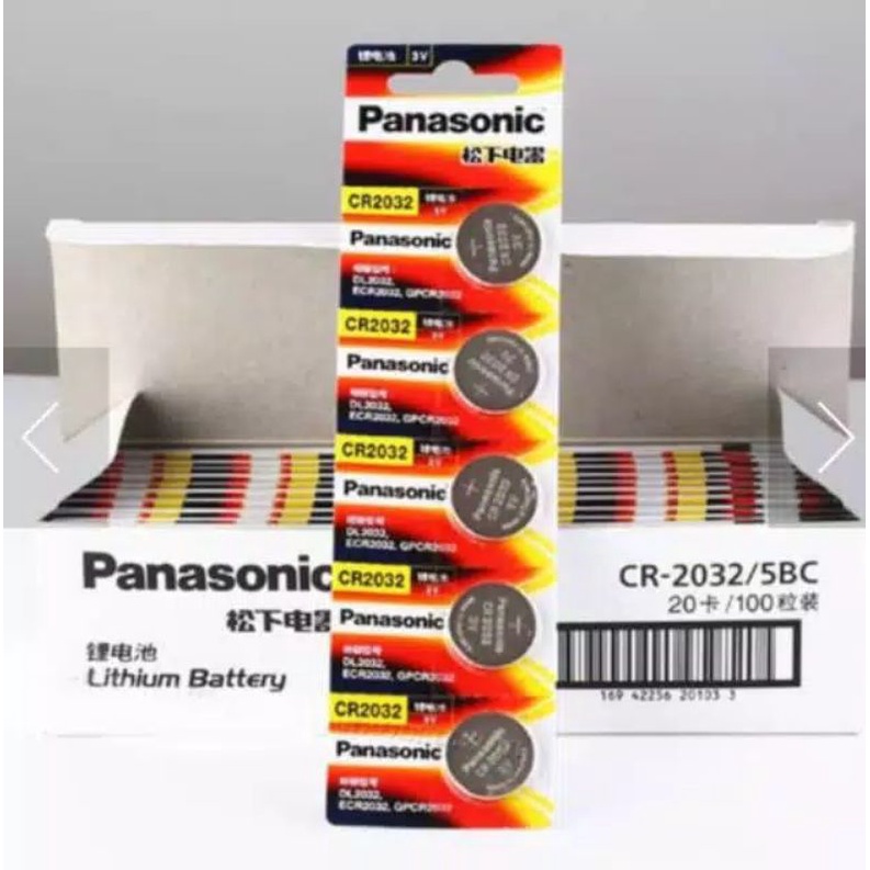 grazia_id baterai panasonic 2032 Cr2032 panasonic Original