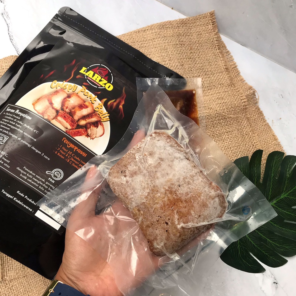 

Larzo Crispy Pork Belly Frozen 250 gram