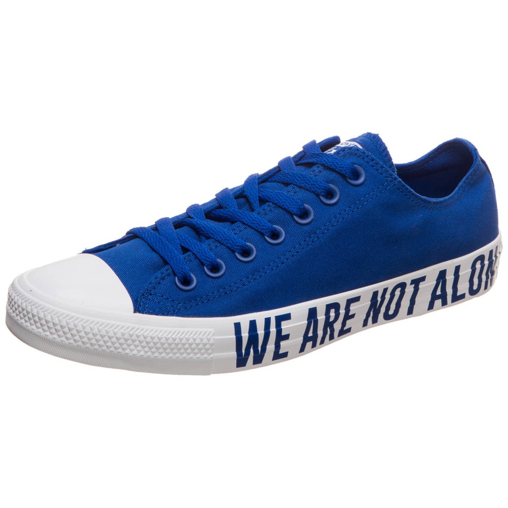 Sepatu Converse Chuck Taylor All Star We Are Not Alone Ox Blue Murah