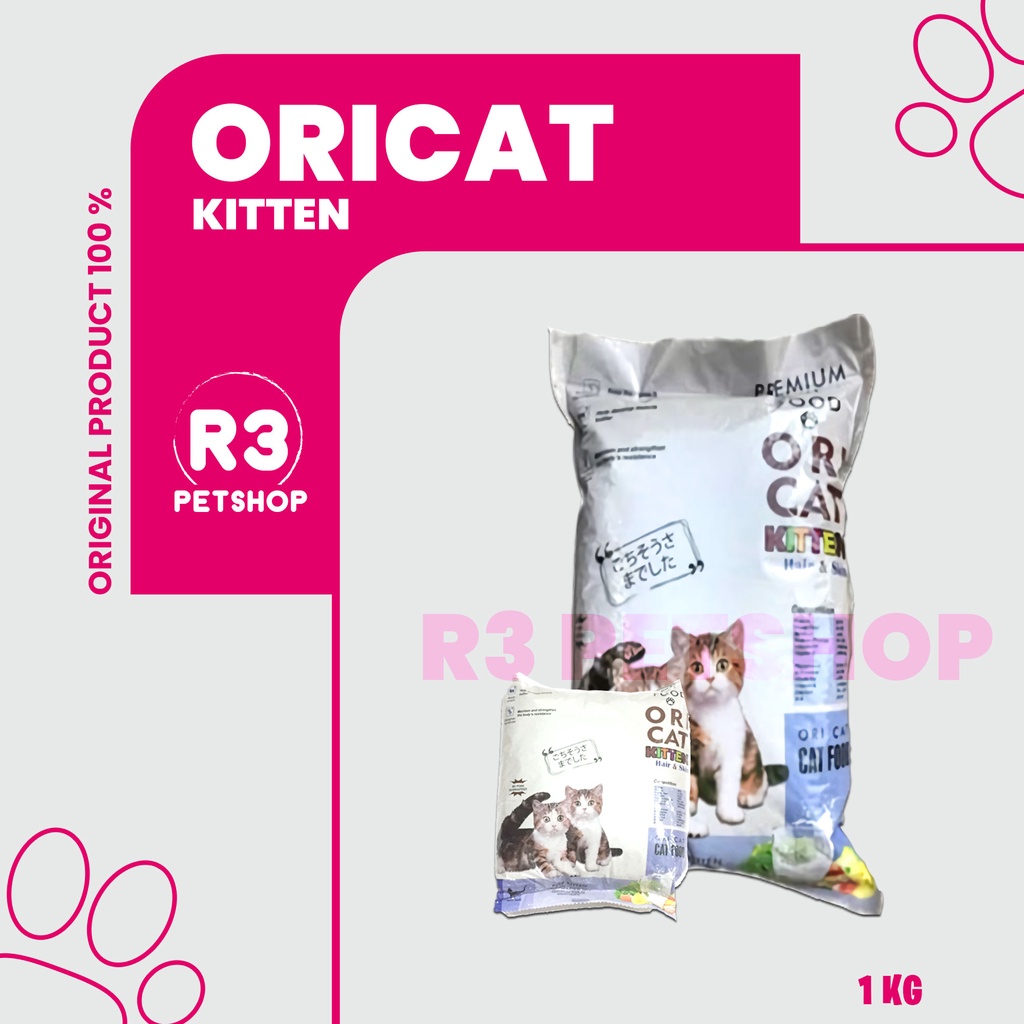 Makanan Kucing kering murah Ori Cat All variant 1kg