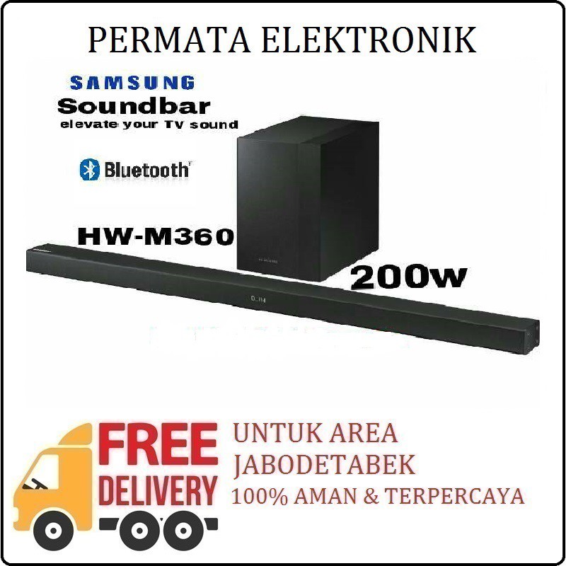 Soundbar Samsung HW-M360 HWM360 H-WM360 200W 2.1 Ch