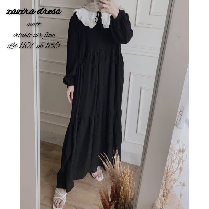 dress zazira crinkle airflow