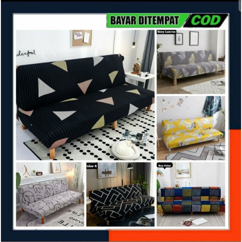Jual Cover Sofa Bed Motif Sarung, How To Cover Sofa With