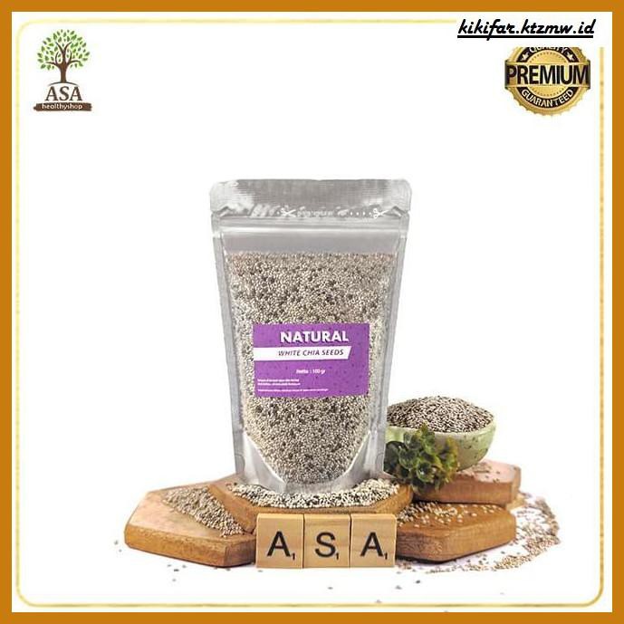 

GNIREKDOOF- WHITE CHIA SEED MEXICO 100GRAM -ORIGINAL.