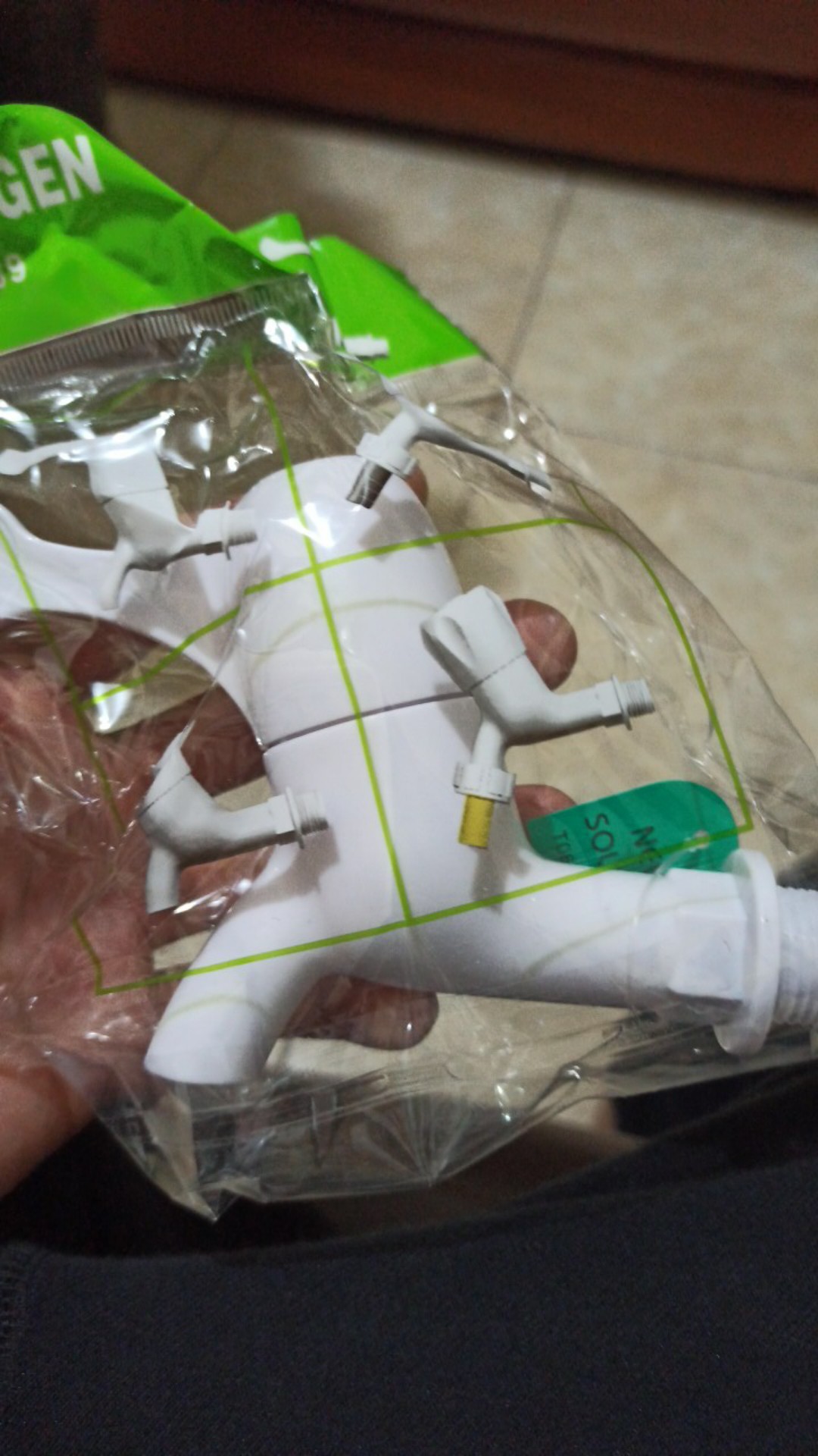 Kran Tembok Plastik Pvc New Soligen S1 Engkol