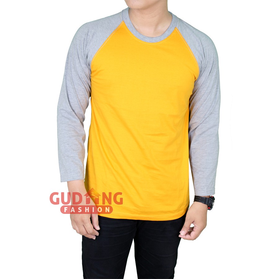 Raglan Tshirt Lengan Panjang Pria PLS 163