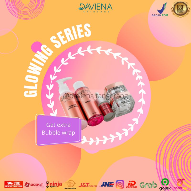 DAVIENA SKINCARE GLOWING SERIES | DAVIENA SKINCARE GLOWING | DAVIENA | DAVINA | DAVINA SKINCARE