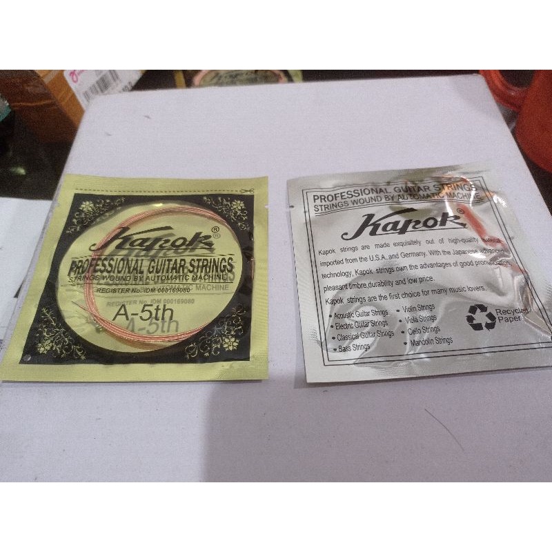 senar gitar kapok ori acoustic no 5