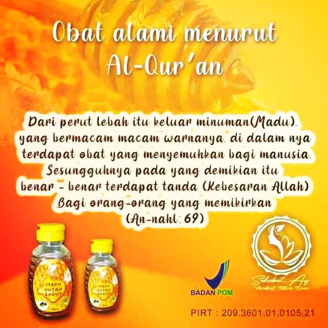 

Madu/Madu murni/Madu Hutan/Madu Baduy