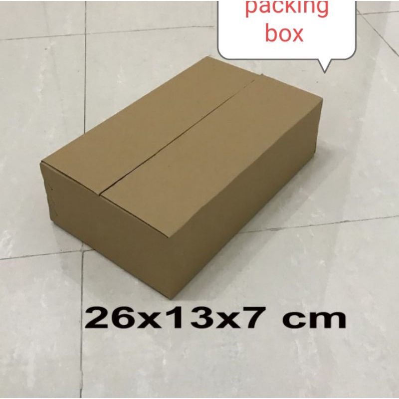 

kardus uk.26x13x7 cm box packing/aksesoris dll