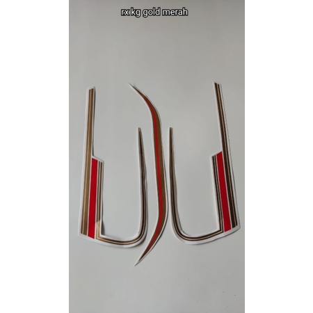 STRIPING RX K GOLD MERAH