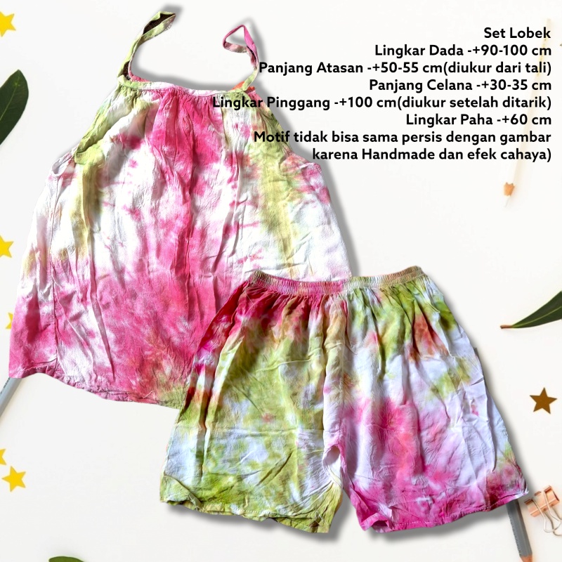 SETELAN LOBEK PENDEK WANITA KATUN RAYON