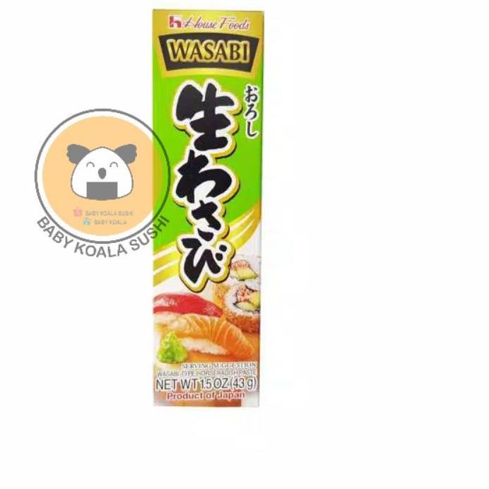 

Terlaris HOUSE Wasabi Paste Tube Pasta Wasabi 43 g │ Horseradish Import for Sashimi
