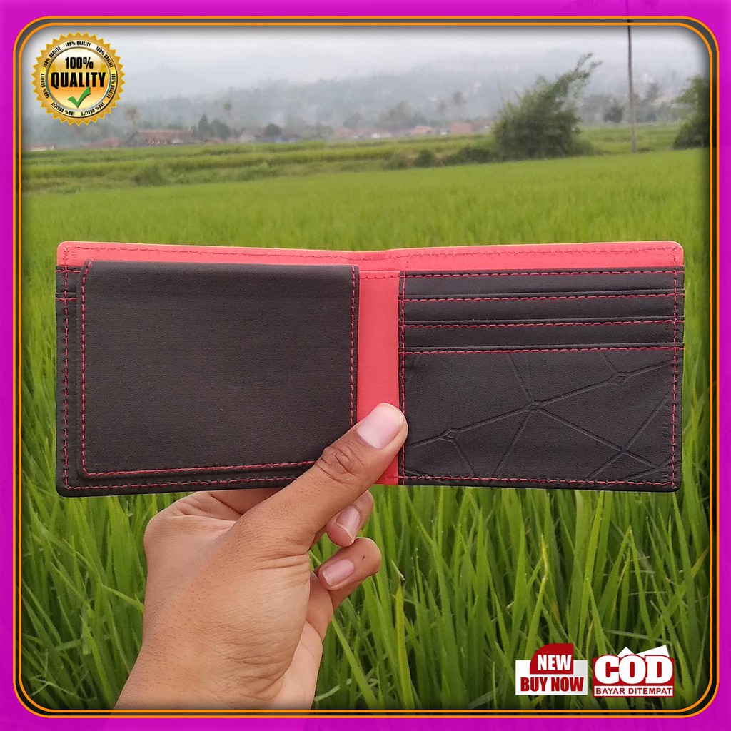 TERLARIS DOMPET COWOK TERBARU BRANDED PREMIUM synthetic Leather Men 's