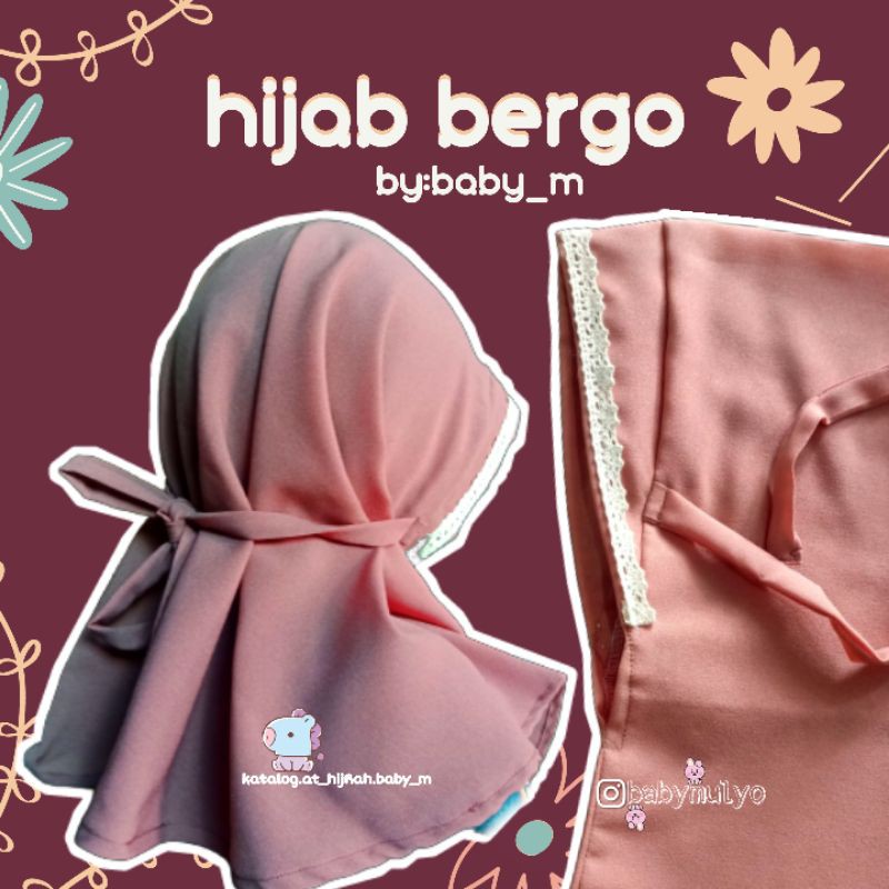 Hijab bergo kids