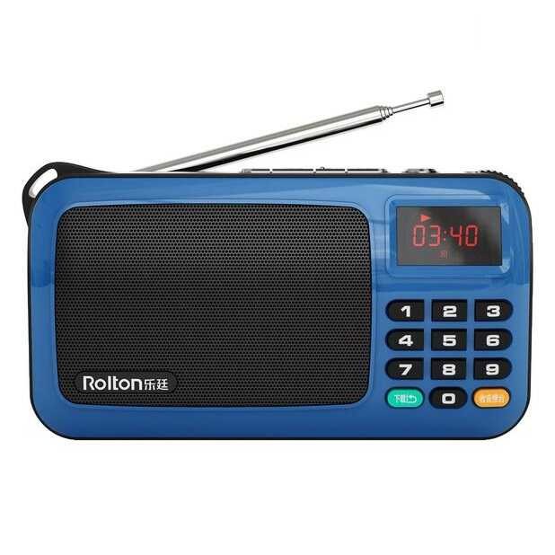 Rolton W405 Portable FM Radio Player TF Card Murah Speaker Radio Digital Pemutar Suara Jernih