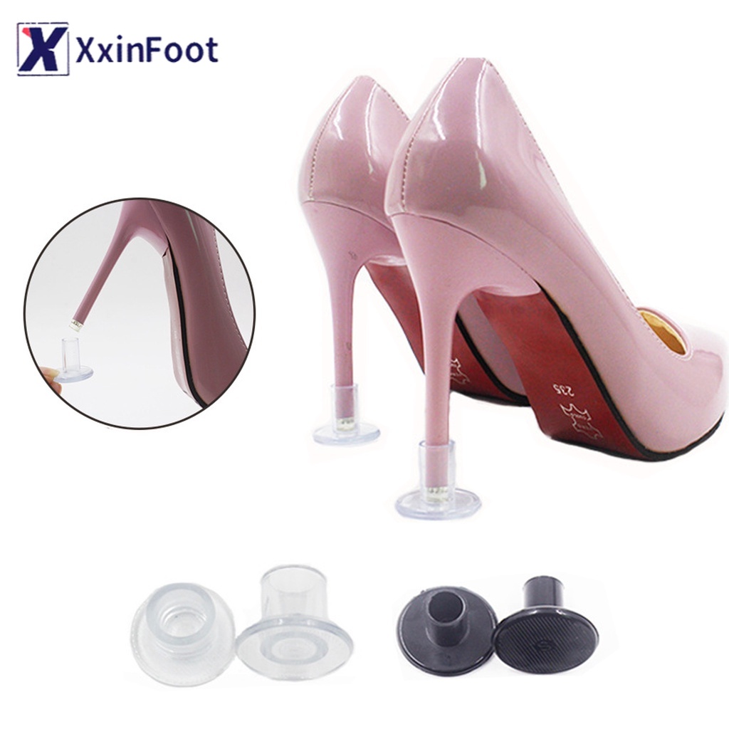 1 Pasang Pelindung Tumit Tinggi Cover Latin Stiletto Dancing Stoppers Antislip High Heeler Untuk Pernikahan