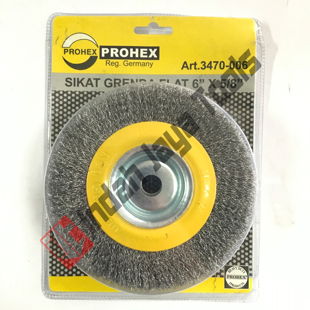 Sikat Kawat Gerinda Duduk 6&quot; PROHEX / Wheel Wire Brush ART 3470-006