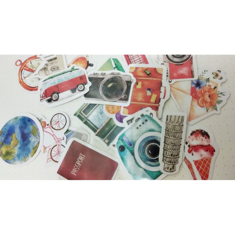 

Stiker travelling 23 pcs