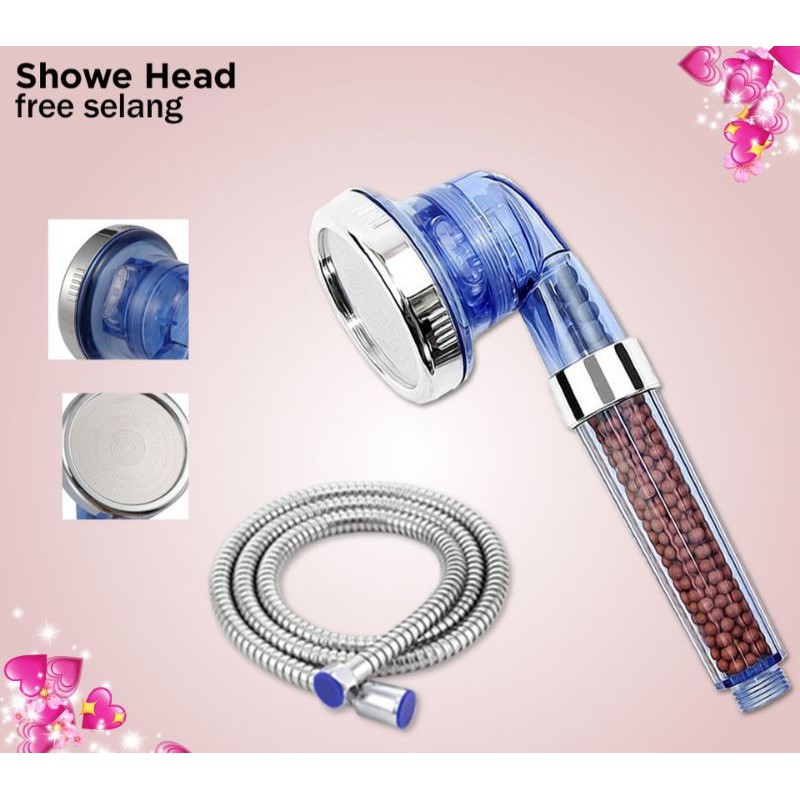 Kepala Shower dan Selang 3 IN1 H4