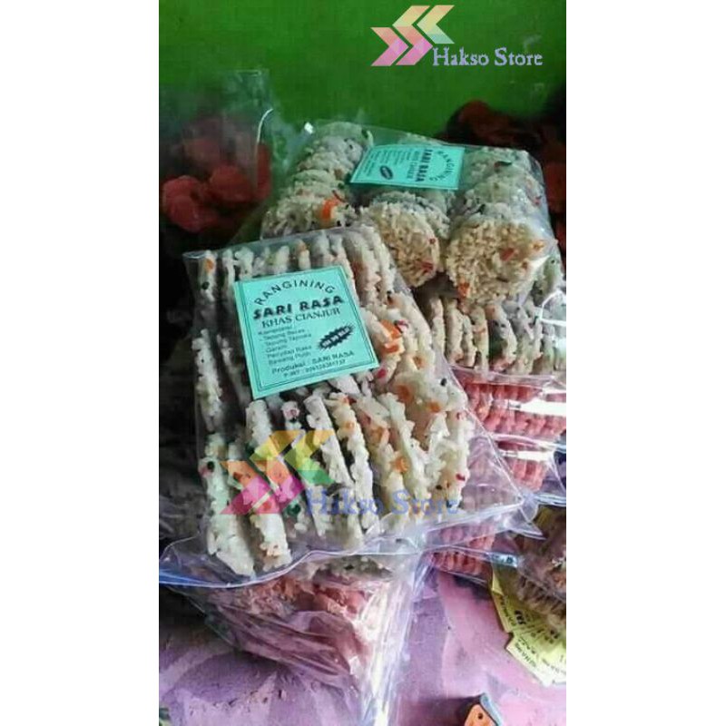 

renggining ketan cemilan khas rengginang putumayang isi 30