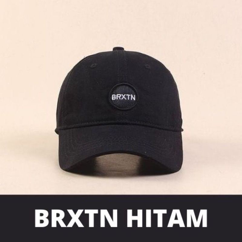( BORDIR TIMBUL) TOPI COWOK BORDIR WARNA HITAM KEREN
