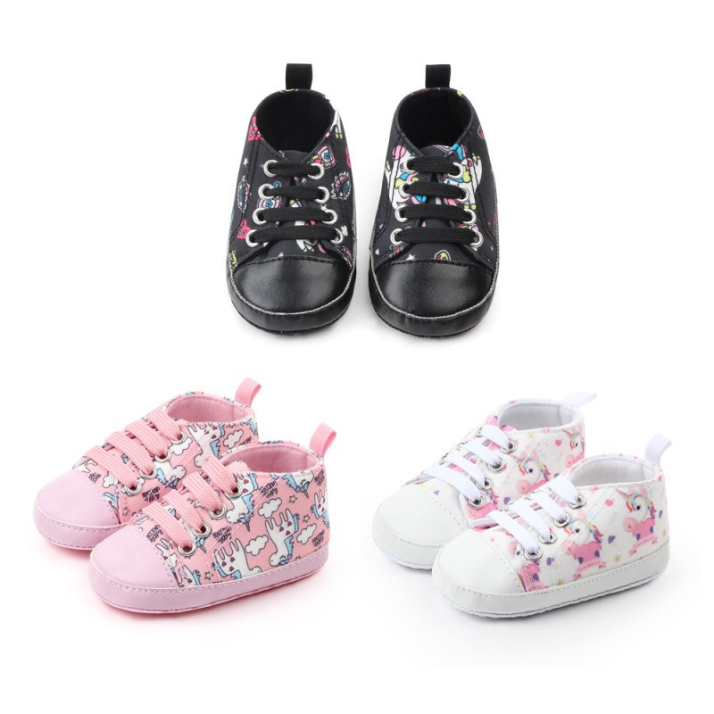 Sepatu Sepatu Bayi Newborn/Belajar Jalan Laki-laki / Perempuan Anti Slip dengan Sol Lembut Model Lac