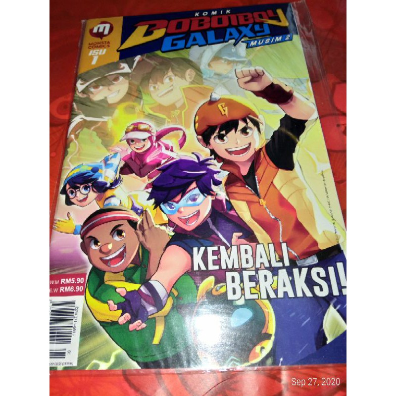 Komik Boboiboy Galaxy Musim 2 Isu 1 Kembali Beraksi Shopee Indonesia