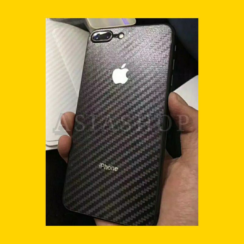 Garskin Pelindung backdoor Skin Motif Tekstur Carbon For All OPPO !!