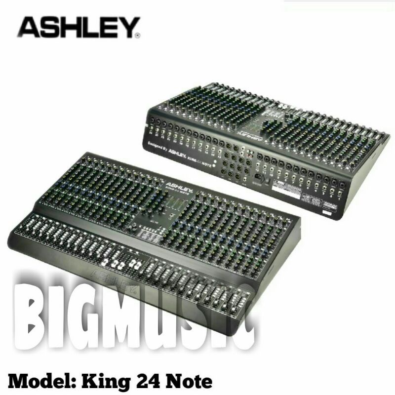 Mixer Ashley King 24 Note Original 24 Channel Bluetooth - USB