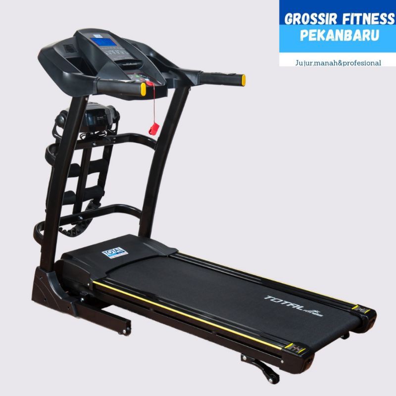treadmill listrik total fitness tl 636 2Hp/auto incline pekanbaru