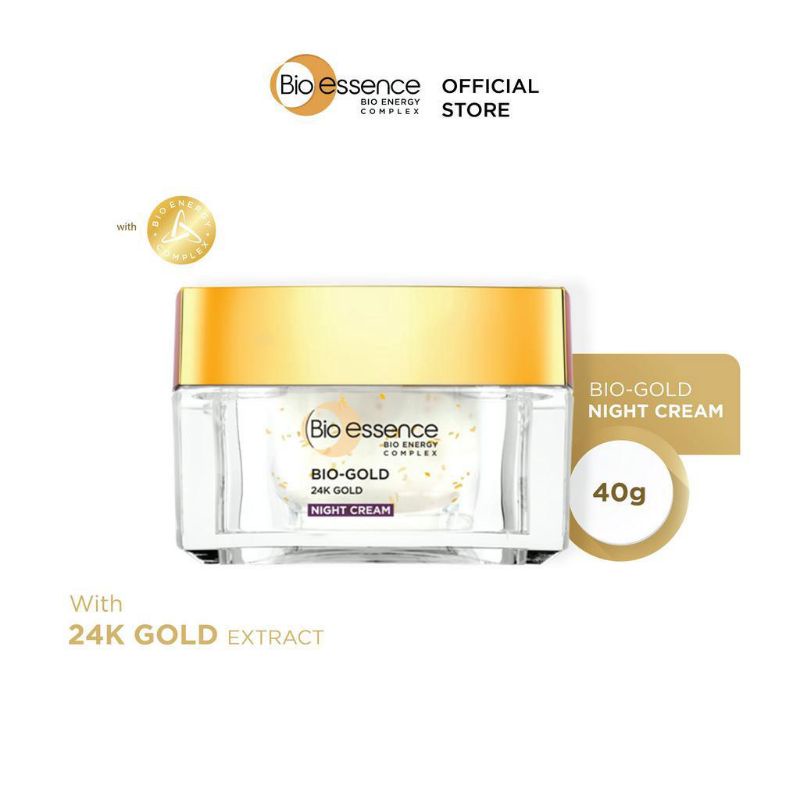 Bio Essence Bio-Gold Night Cream 40 gr