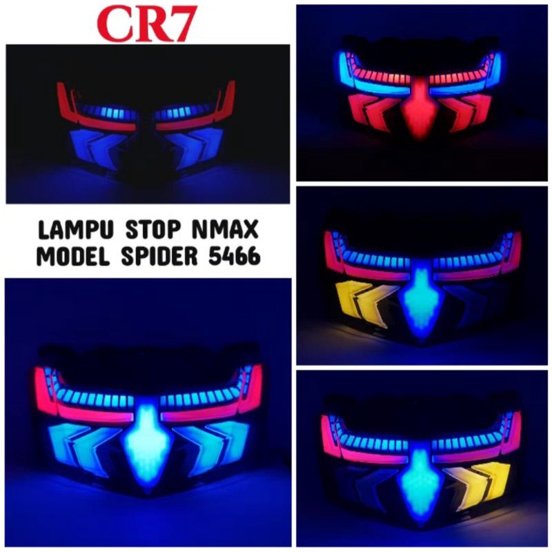 Lampu Stop/StopLamp LED Yamaha Nmax Old Model Spider-Man Sein Running