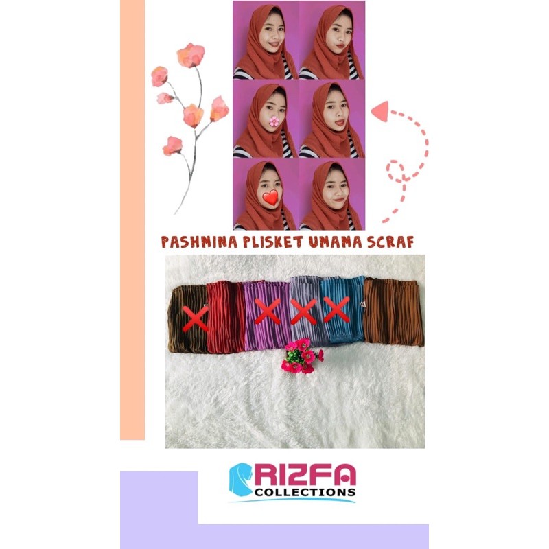 pashmina plisket umama scraf