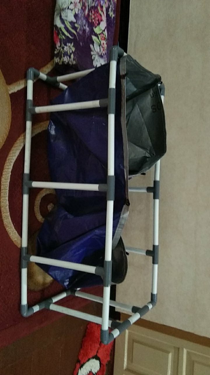 Kolam Terpal Ikan + Rangka [ Satu Set ] Model Slot Paralon Ukuran 100x100x50cm Original A15 Korea