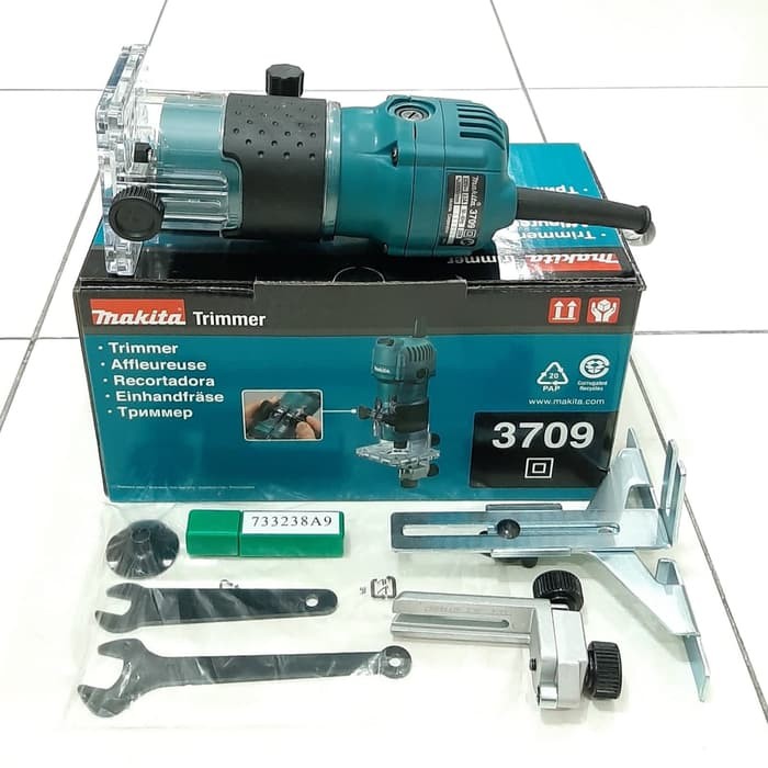 Mesin Trimmer Kayu MAKITA / Mesin Router Profil Kayu Makita 3709 6mm