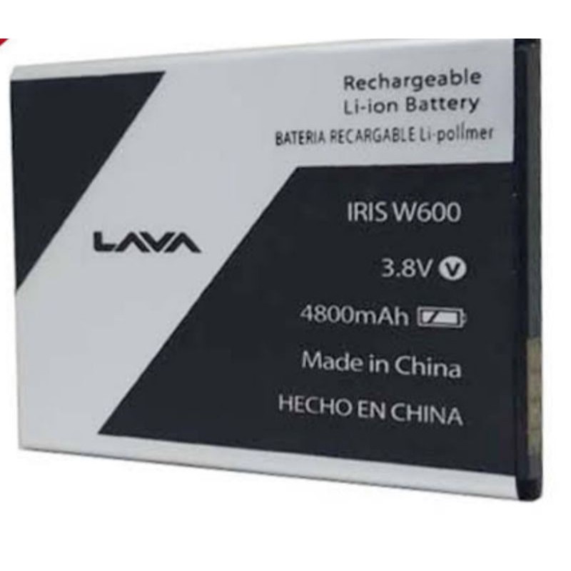 baterai Lava iris W600 Battry LIB 101 Original