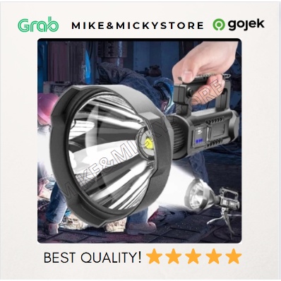 SENTER SOROTAN GENGGAM ISI ULANG 90000 LUMEN TINGGI LED