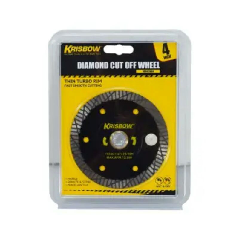 Mata gerinda potong keramik krisbow 4" / diamond cut off wheel ceramics 4" krisbow