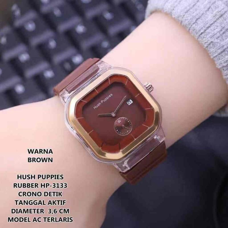 JAM TANGAN HUSH PUPIES WANITA FREE BATRAI CADANGAN MODEL ANALOG