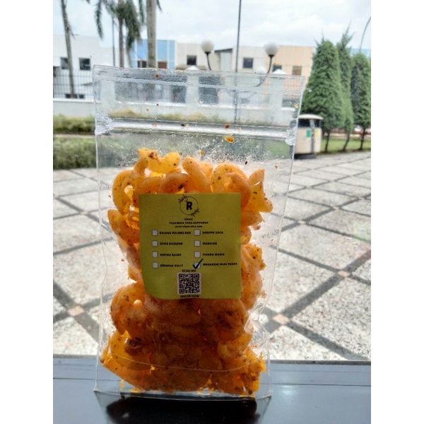 

makroni mini pedas 60gr #kriuk#cemilan#makroni mini#makroni